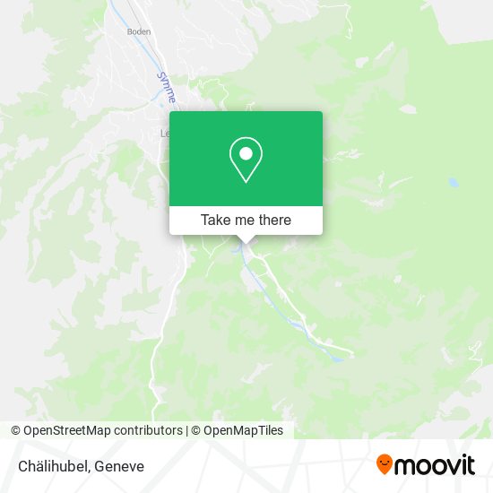Chälihubel map