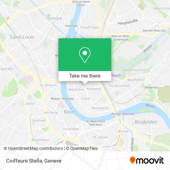 Coiffeure Stella map