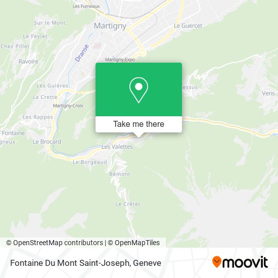 Fontaine Du Mont Saint-Joseph map