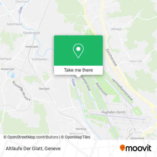 Altläufe Der Glatt map