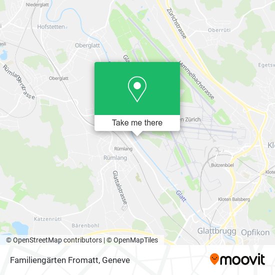 Familiengärten Fromatt map