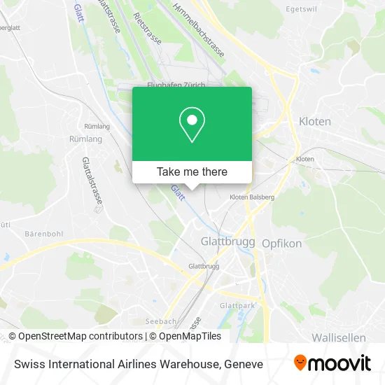 Swiss International Airlines Warehouse map