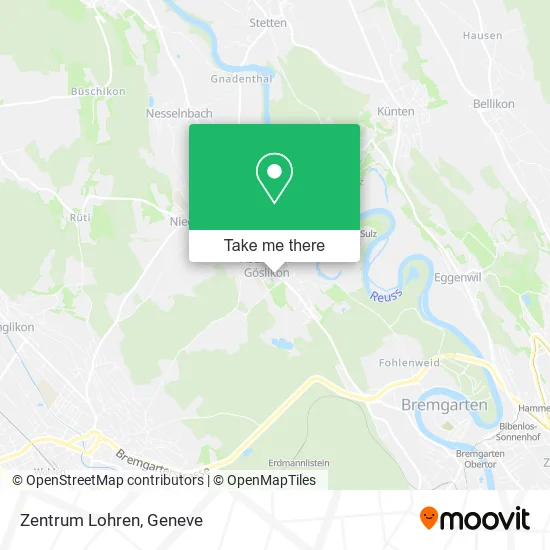 Zentrum Lohren map