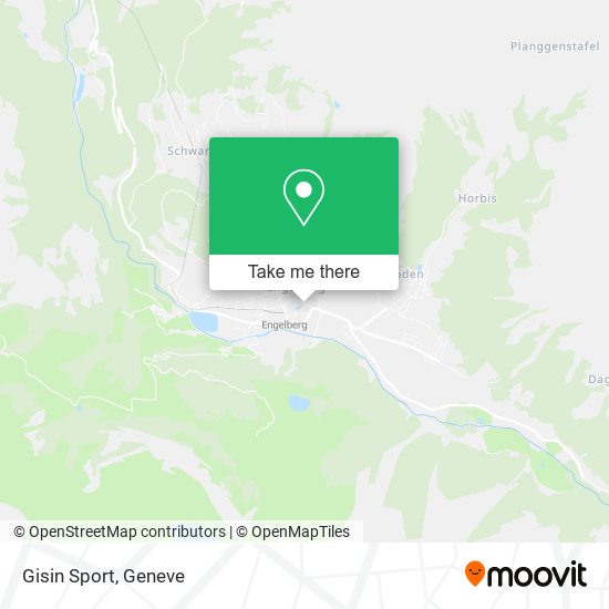 Gisin Sport map