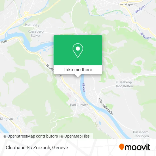 Clubhaus Sc Zurzach map