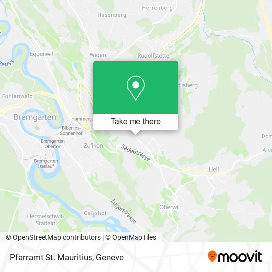 Pfarramt St. Mauritius map