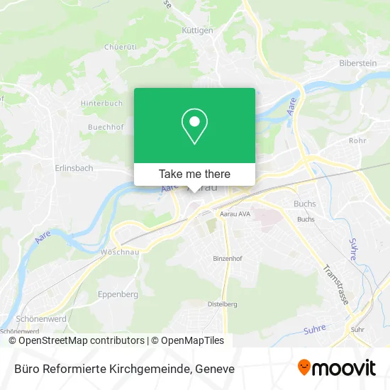 Büro Reformierte Kirchgemeinde map