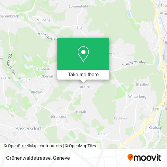 Grünenwaldstrasse map