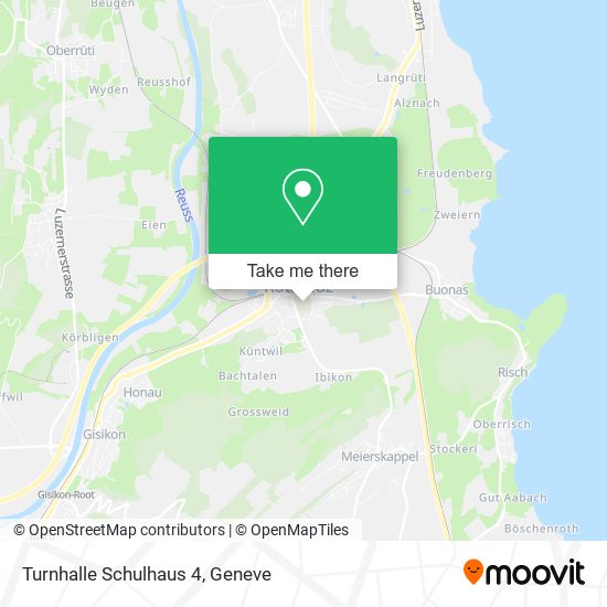 Turnhalle Schulhaus 4 map
