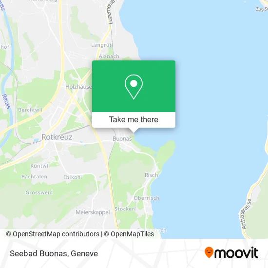 Seebad Buonas map