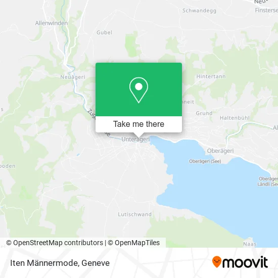 Iten Männermode map