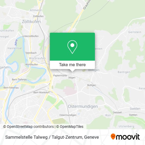 Sammelstelle Talweg / Talgut-Zentrum map