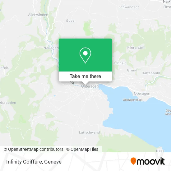 Infinity Coiffure map