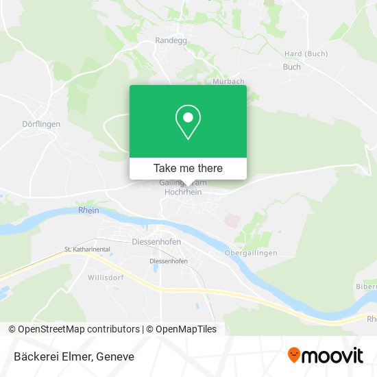 Bäckerei Elmer map