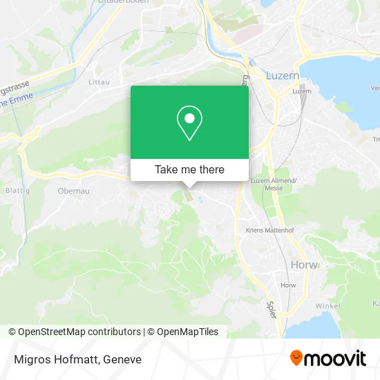 Migros Hofmatt map