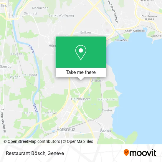 Restaurant Bösch map