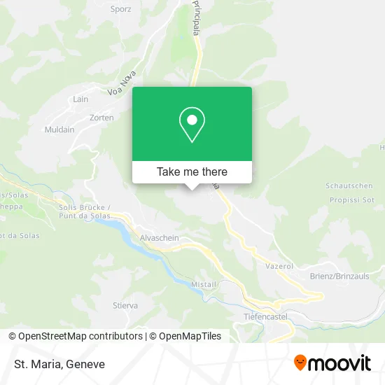 St. Maria map