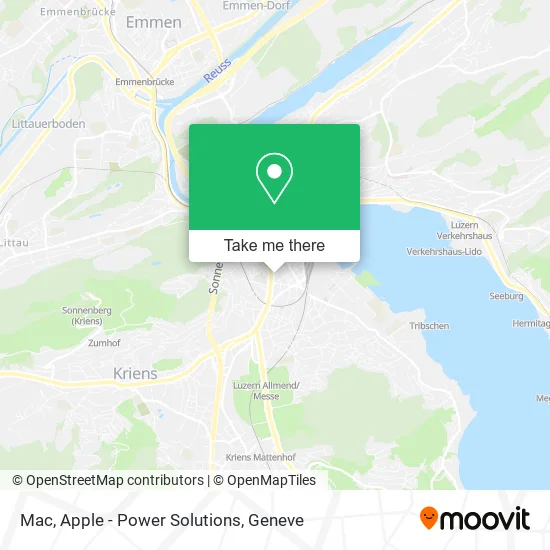 Mac, Apple - Power Solutions map