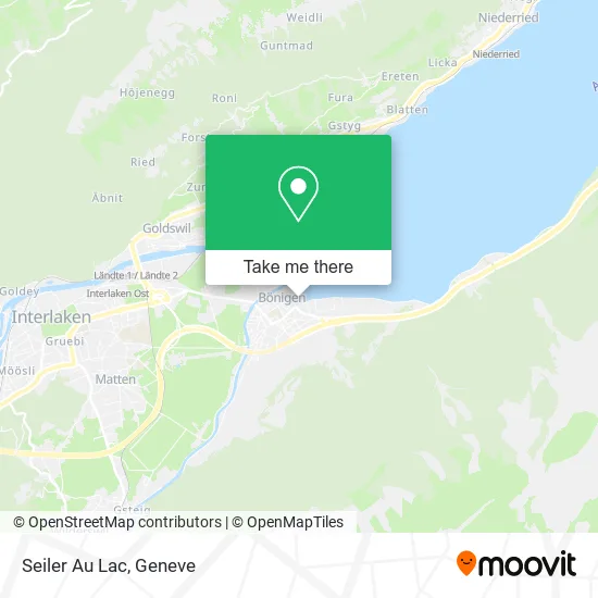 Seiler Au Lac map