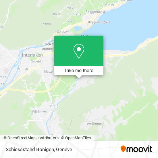 Schiessstand Bönigen map