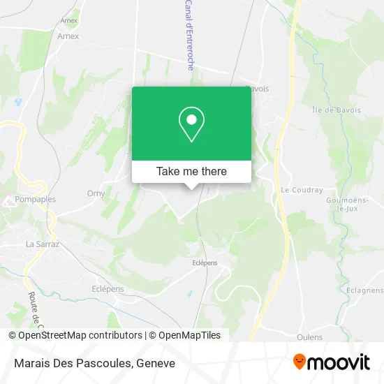 Marais Des Pascoules map