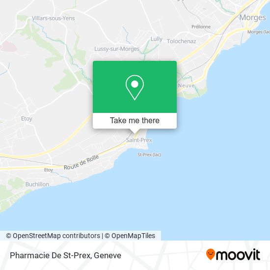 Pharmacie De St-Prex map
