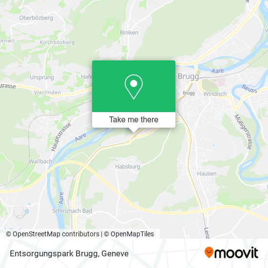 Entsorgungspark Brugg map