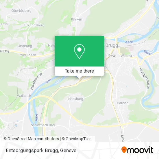 Entsorgungspark Brugg map