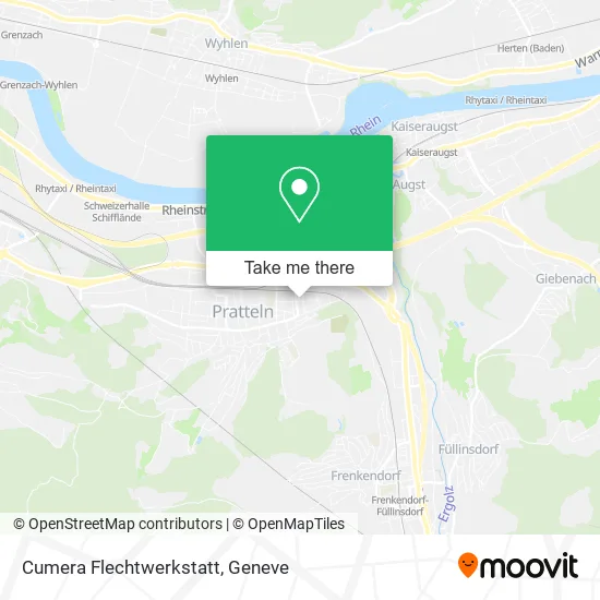 Cumera Flechtwerkstatt map