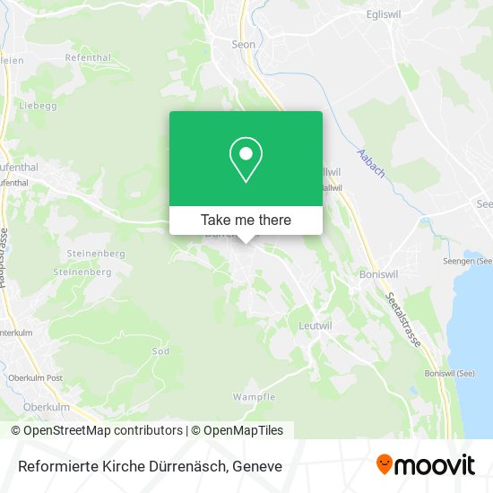 Reformierte Kirche Dürrenäsch map