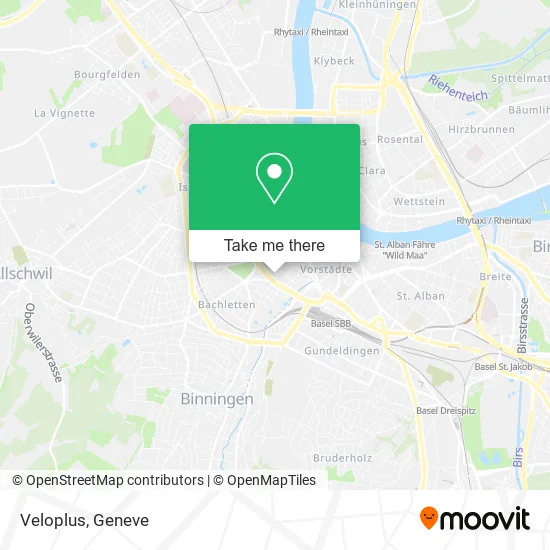 Veloplus map