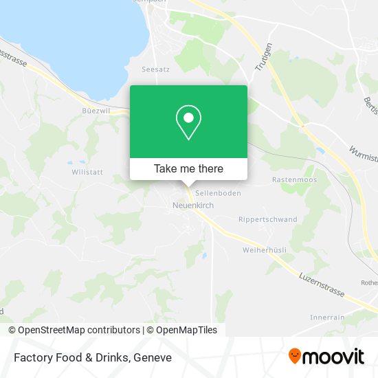 Factory Food & Drinks map