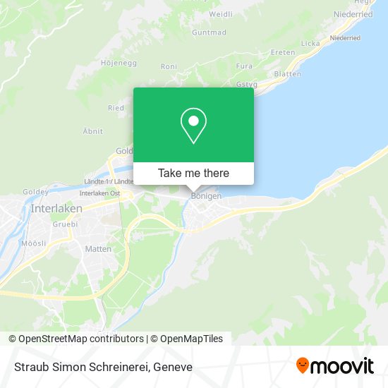 Straub Simon Schreinerei map