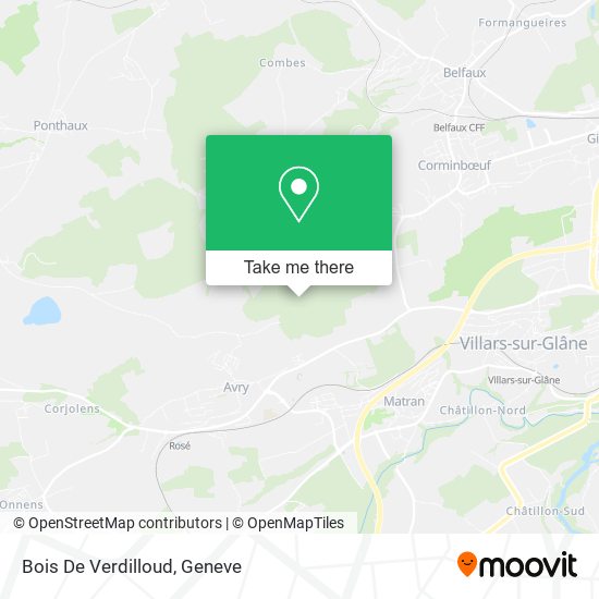 Bois De Verdilloud map