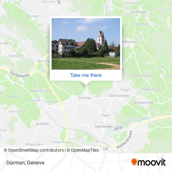 Dürnten map