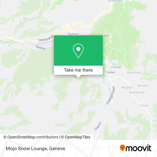 Mojo Snow Lounge map