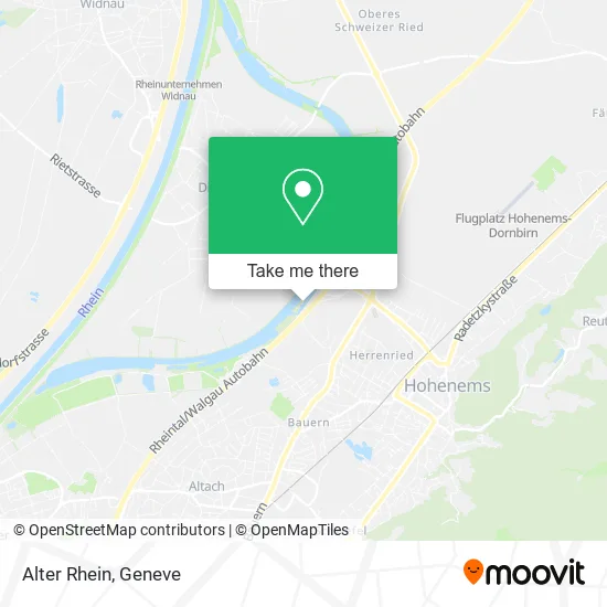 Alter Rhein map