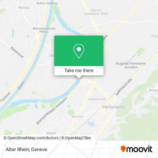 Alter Rhein map