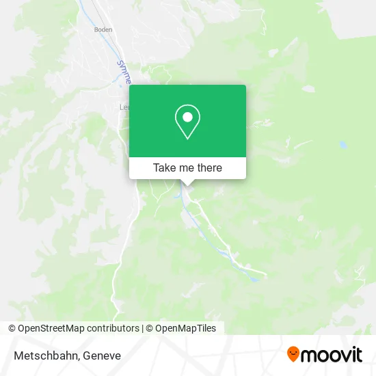 Metschbahn map