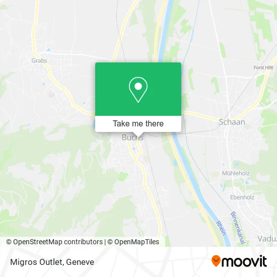 Migros Outlet map