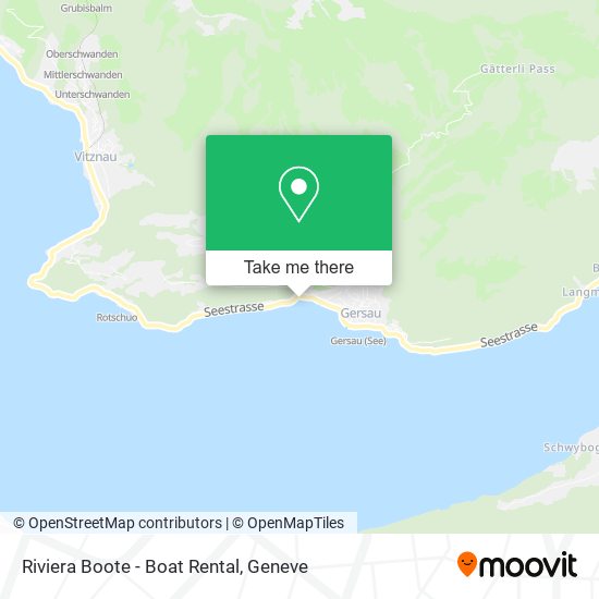 Riviera Boote - Boat Rental map