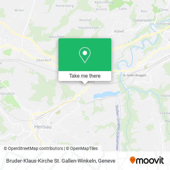 Bruder-Klaus-Kirche St. Gallen-Winkeln map