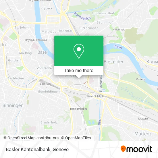 Basler Kantonalbank map