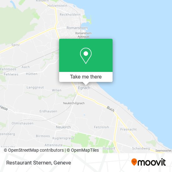 Restaurant Sternen map