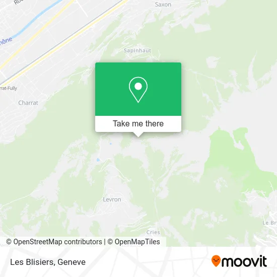 Les Blisiers map