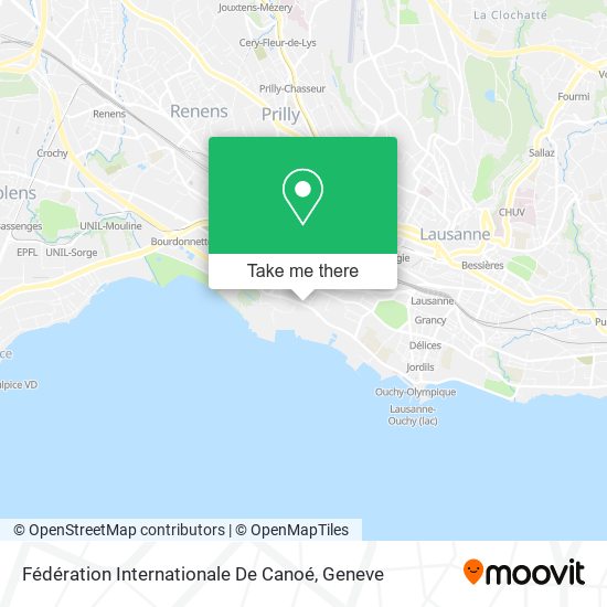 Fédération Internationale De Canoé map