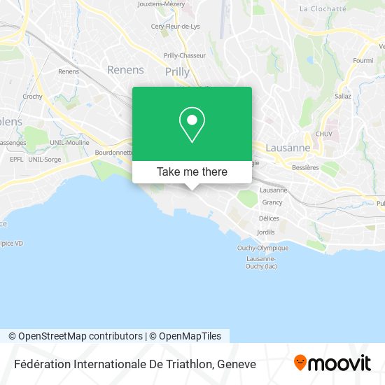 Fédération Internationale De Triathlon map