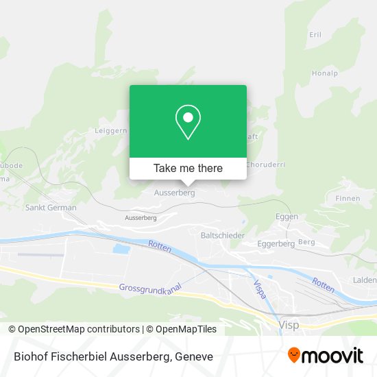 Biohof Fischerbiel Ausserberg map