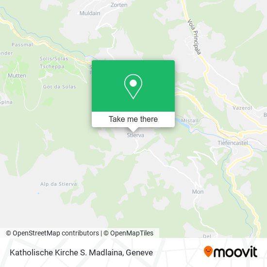 Katholische Kirche S. Madlaina map