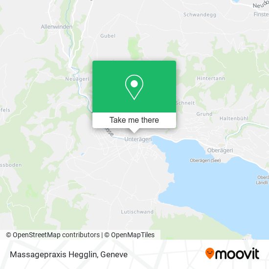 Massagepraxis Hegglin map